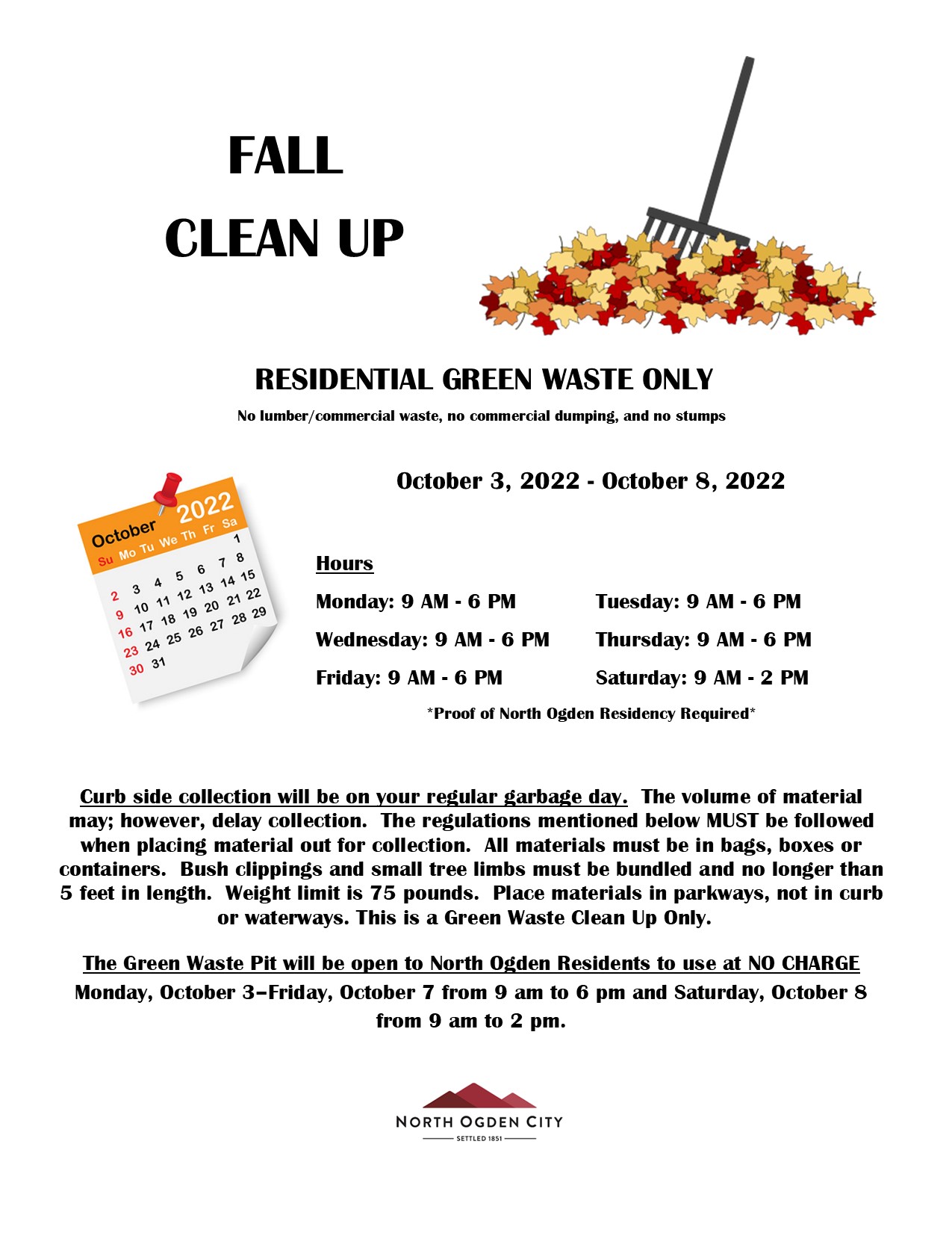 Fall Clean Up North Ogden Utah